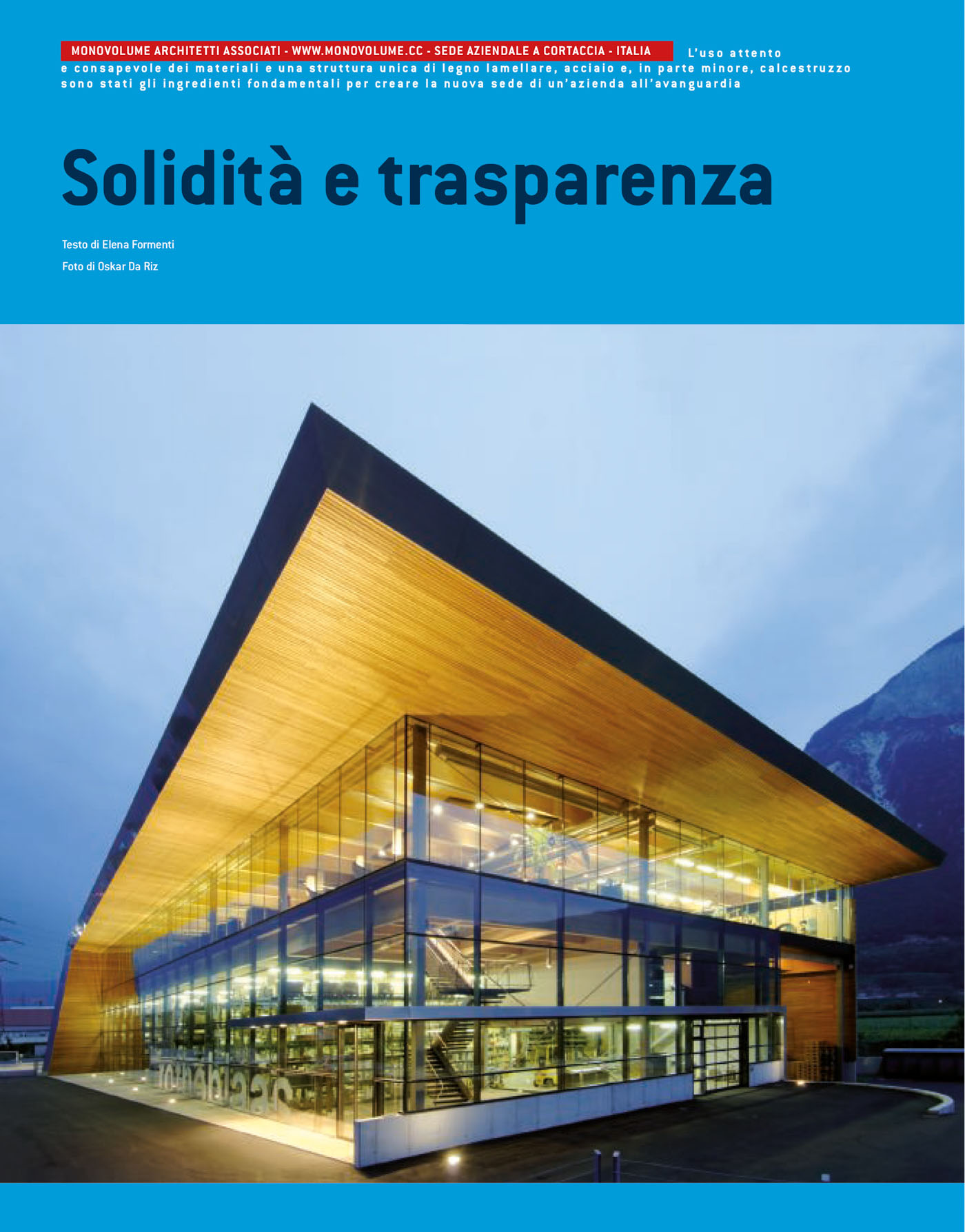 News, Press, architecture magazine, magazine subscriptions, publication, architecture article, architecture publication; studio monovolume architecture + design; monovolume Bolzano; architecture South Tyrol; studio architecture bolzano; monovolume architects