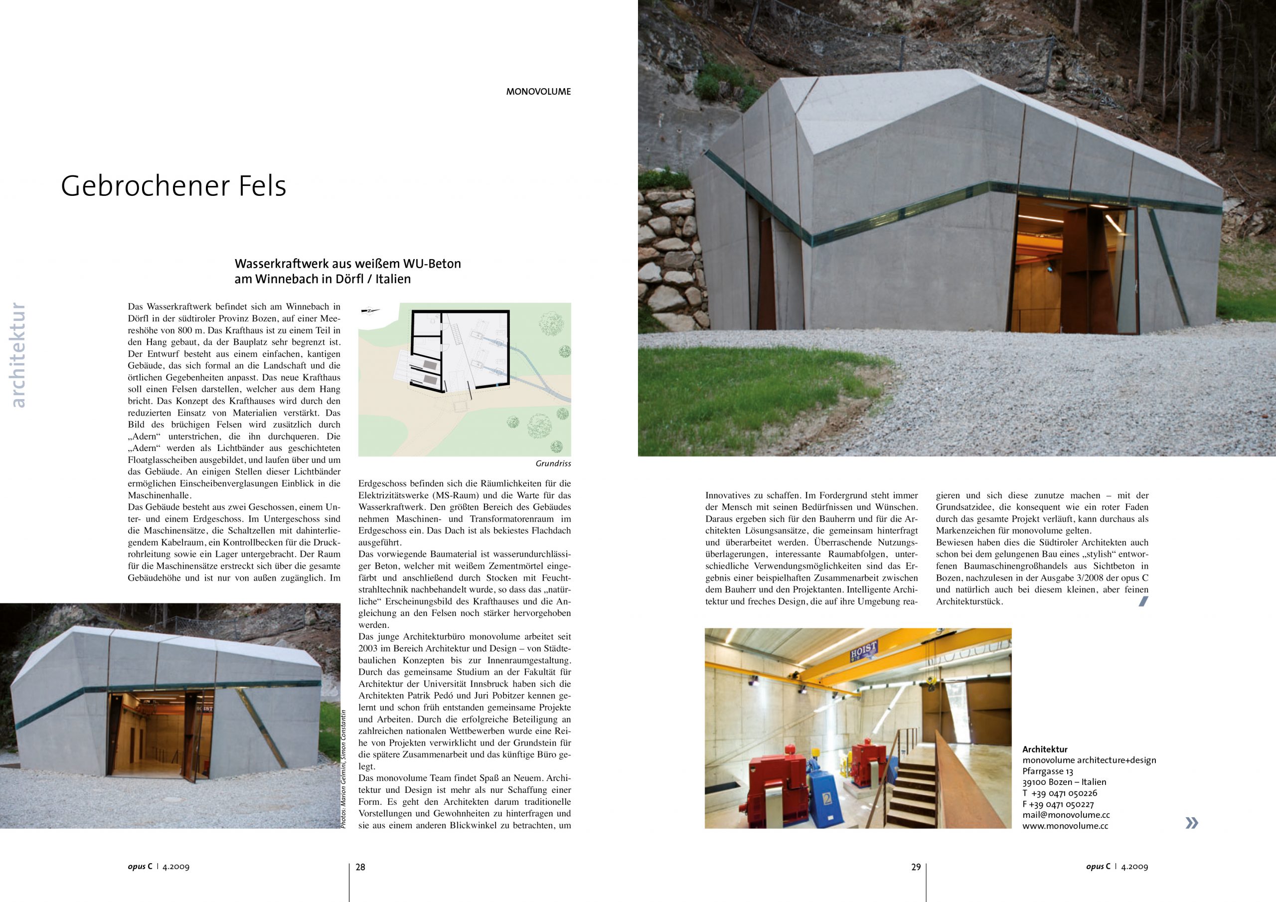 News, Press, magazine architettura, rivista architettura, abbonamenti riviste, pubblicazione, articolo architettura, pubblicazione di architettura; studio monovolume architecture + design; monovolume Bolzano; architettura Alto Adige; studio architettura bolzano; monovolume architetti