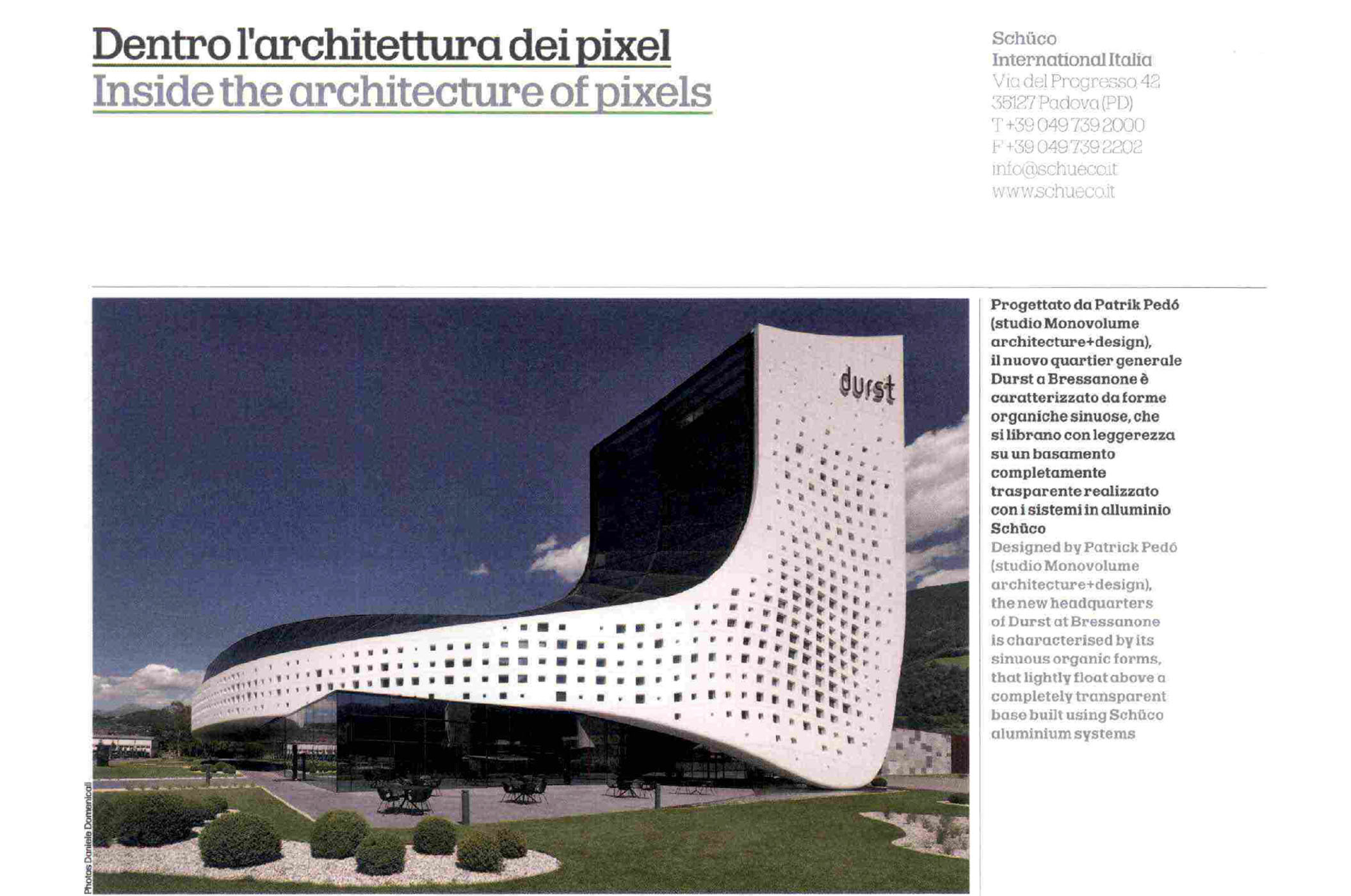 News, Press, magazine architettura, rivista architettura, abbonamenti riviste, pubblicazione, articolo architettura, pubblicazione di architettura; studio monovolume architecture + design; monovolume Bolzano; architettura Alto Adige; studio architettura bolzano; monovolume architetti