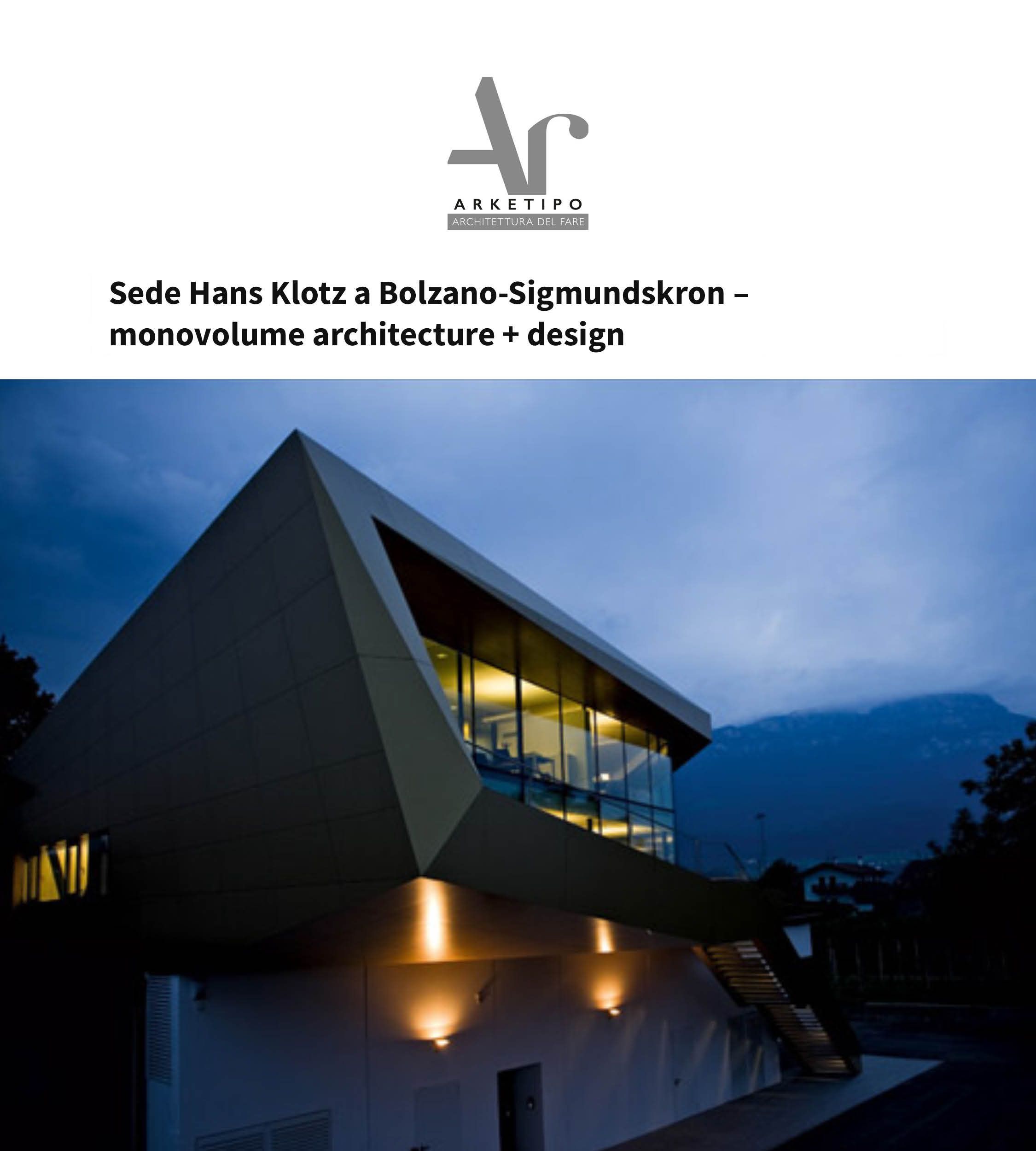 News, Press, publication, online article, editorial, online architecture, digital subscription, contemporary architecture magazines, architecture publication; studio monovolume architecture + design; monovolume Bolzano; architecture South Tyrol; studio architecture bolzano; monovolume architects