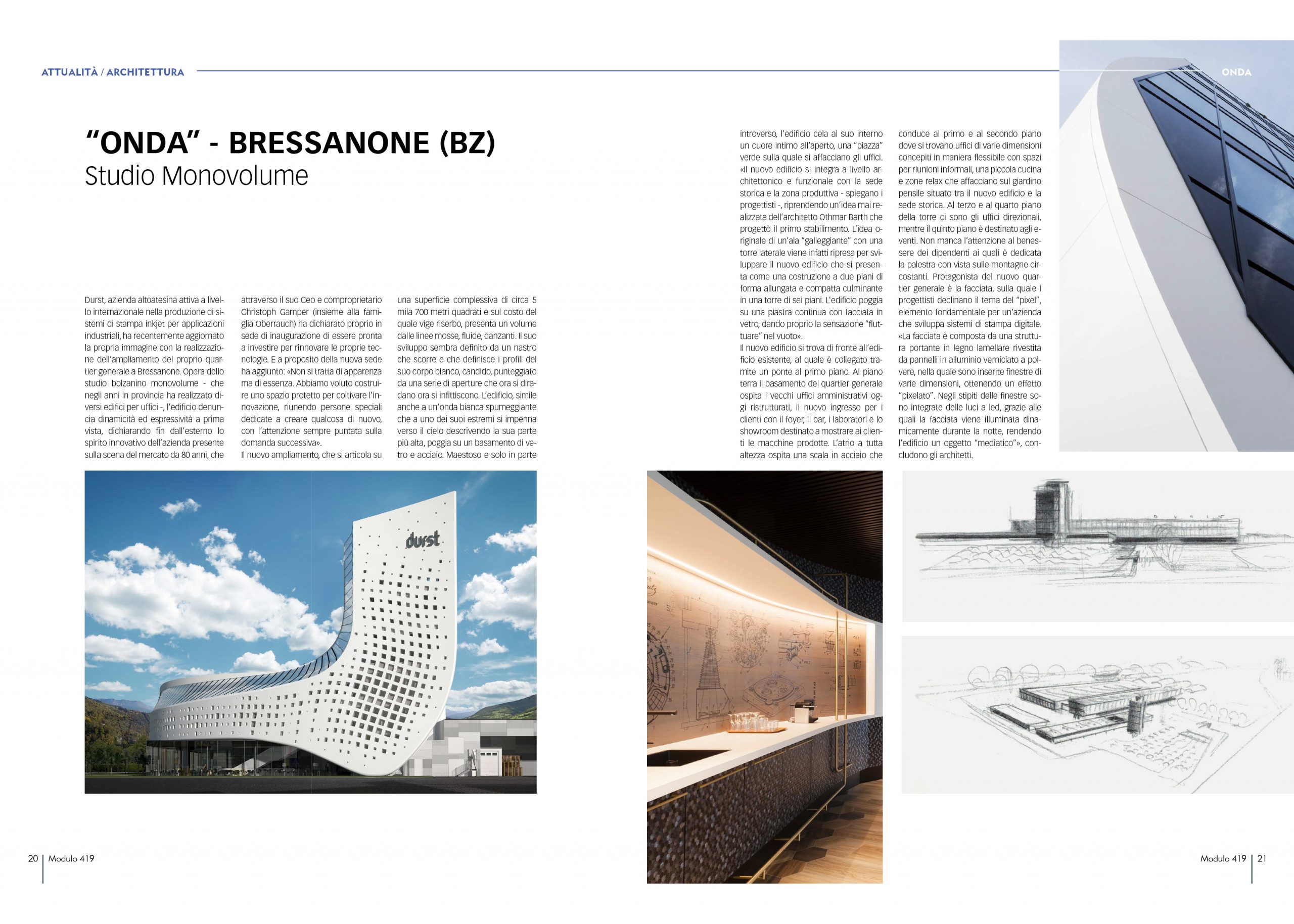 News, Presse, Architekturzeitschrift, Architekturmagazin, Zeitschriften Abonnements, Publikation, Architektur Artikel, Architektur Publikation; Architektur + Design monovolume studio; monovolume Bozen; Architektur Südtirol; Architekturstudio Bozen; monovolume architects