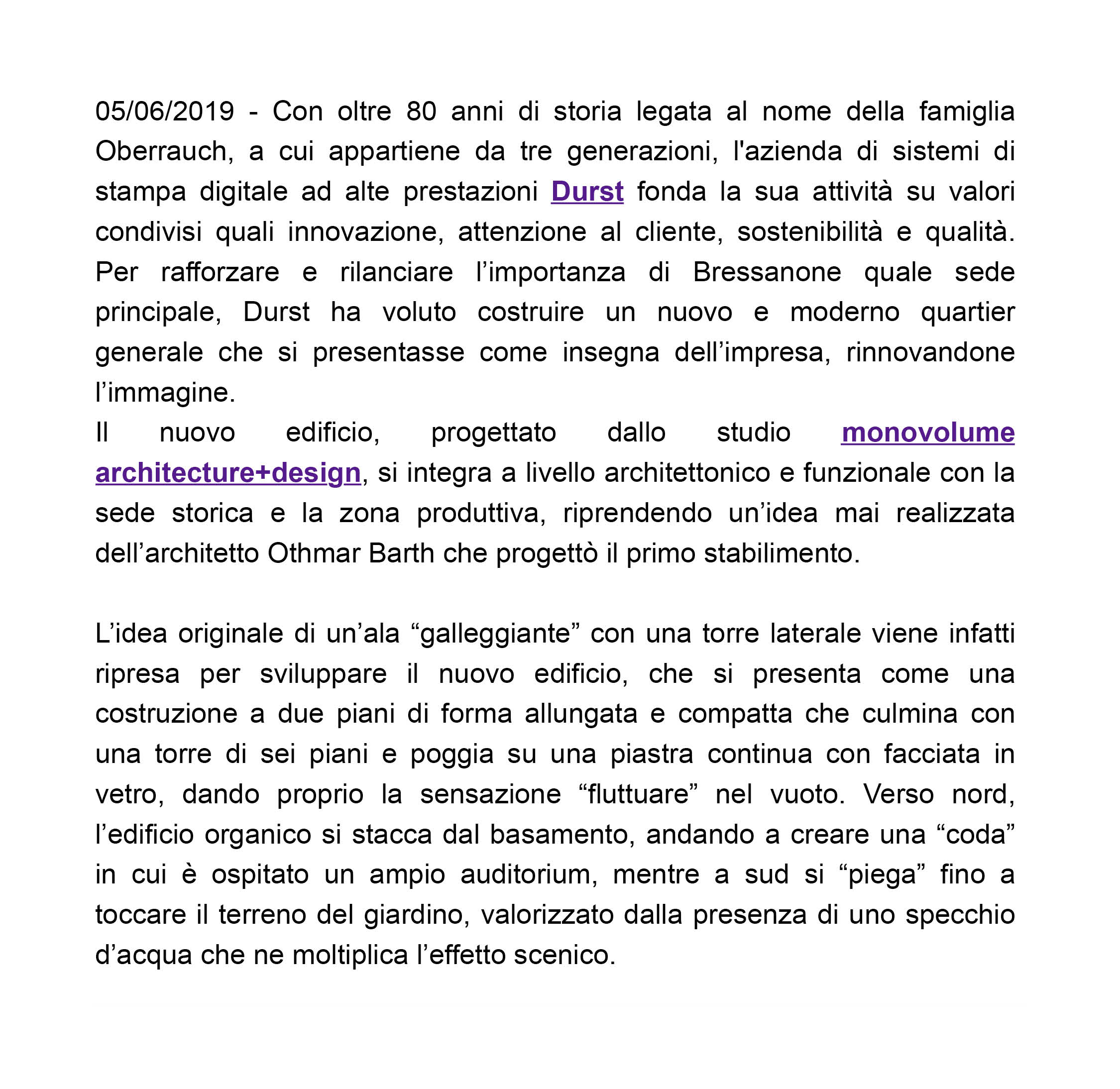 News, Press, pubblicazione, articolo online, editoriale, architettura online, articolo online, abbonamento digitale, riviste architettura contemporanea, pubblicazione di architettura; studio monovolume architecture + design; monovolume Bolzano; architettura Alto Adige; studio architettura bolzano; monovolume architetti