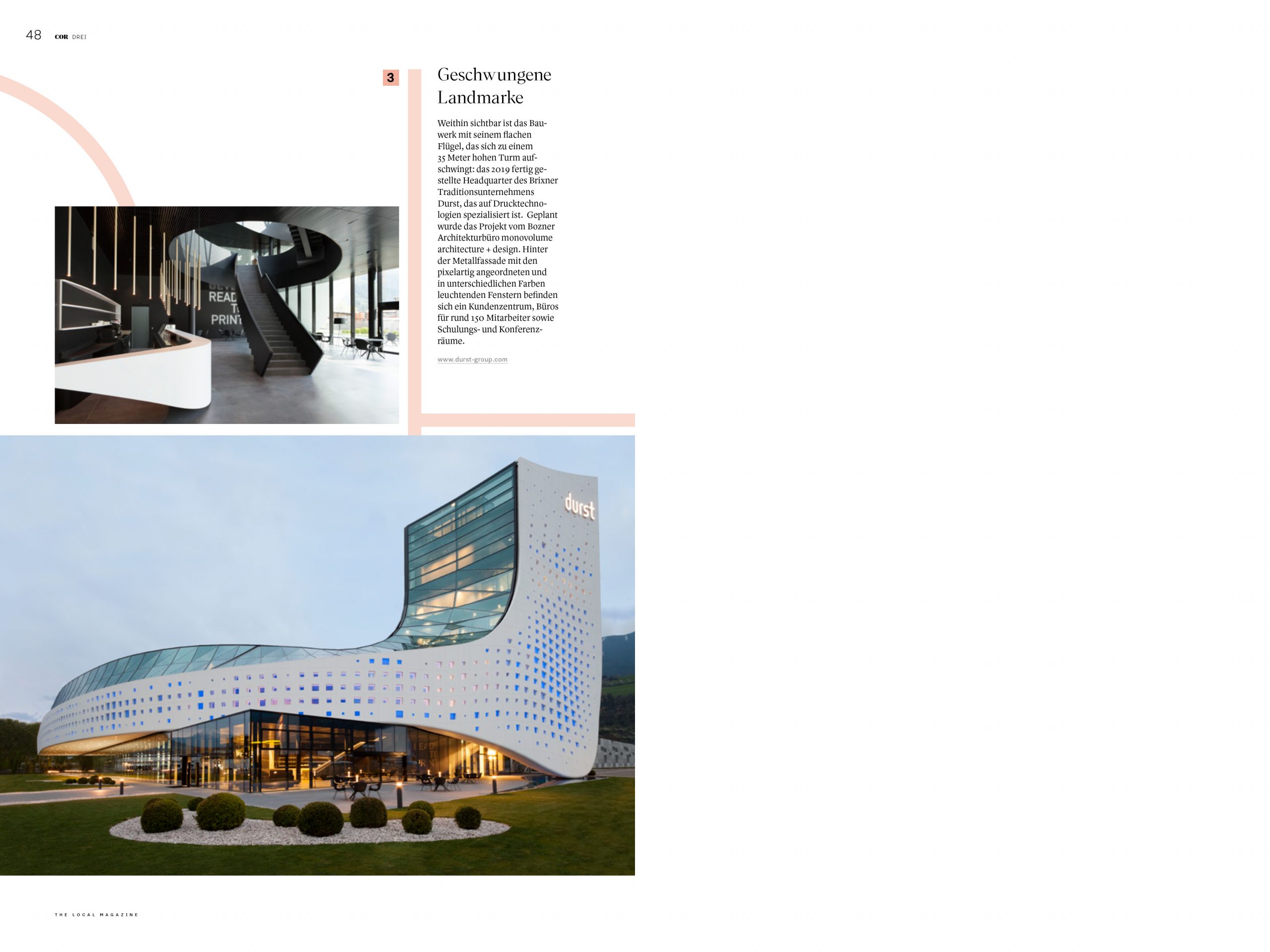 News, Presse, Architekturzeitschrift, Architekturmagazin, Zeitschriften Abonnements, Publikation, Architektur Artikel, Architektur Publikation; Architektur + Design monovolume studio; monovolume Bozen; Architektur Südtirol; Architekturstudio Bozen; monovolume architects