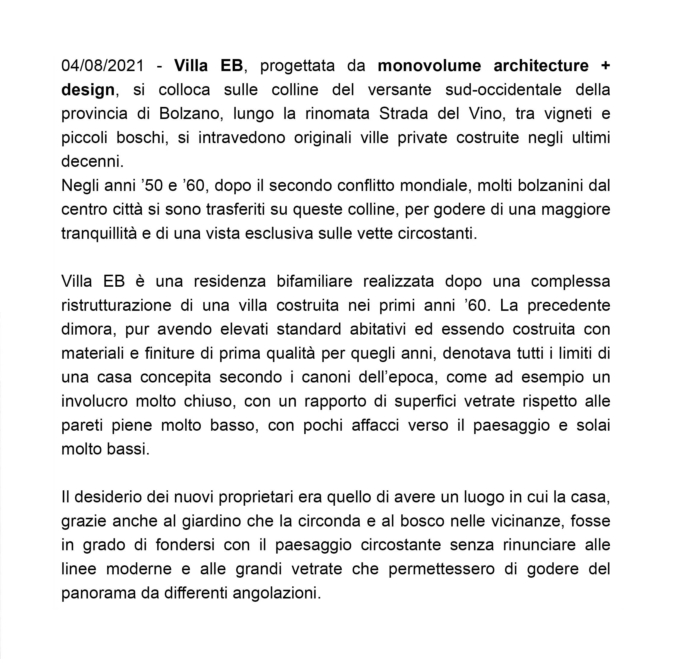 News, Press, pubblicazione, articolo online, editoriale, architettura online, articolo online, abbonamento digitale, riviste architettura contemporanea, pubblicazione di architettura; studio monovolume architecture + design; monovolume Bolzano; architettura Alto Adige; studio architettura bolzano; monovolume architetti