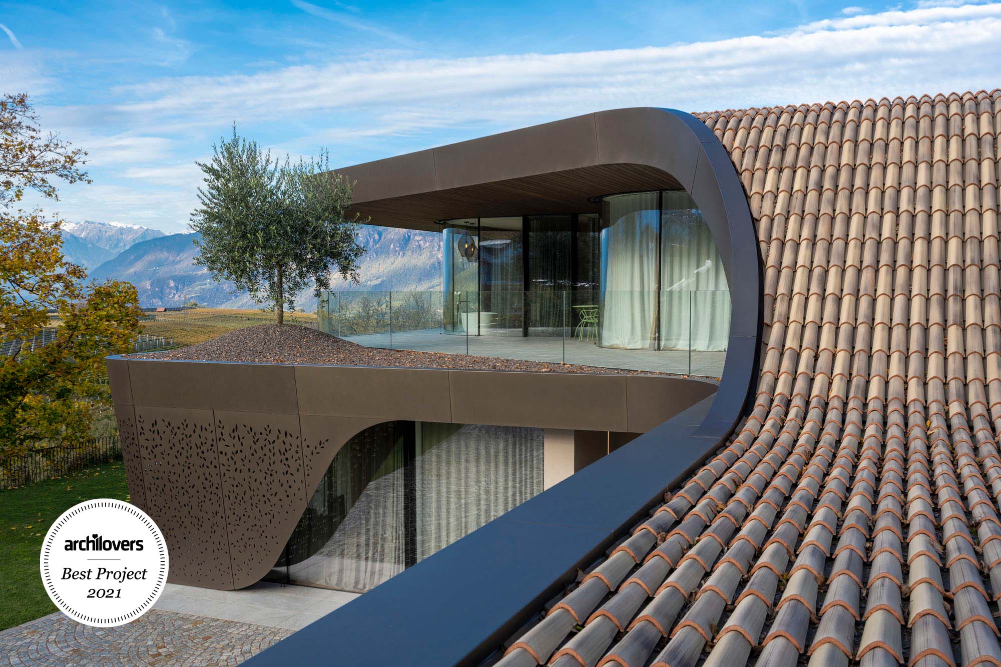 Premio architettura; Casa EB; archilovers; Vincitore; Best Project 2021; studio monovolume architecture + design; monovolume Bolzano; architettura Alto Adige; studio architettura bolzano; monovolume architetti