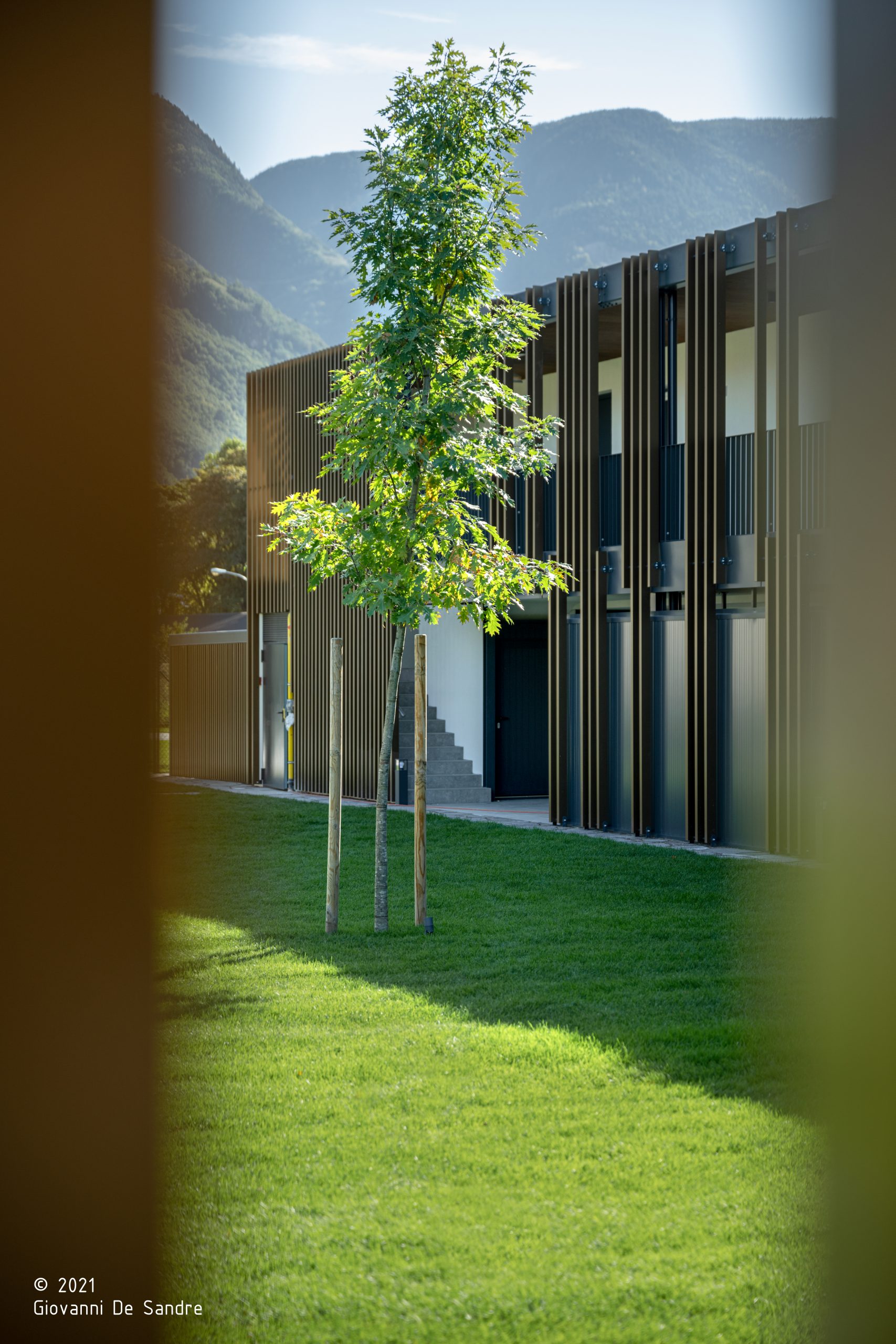 Riel-Il-Fienile; Bolzano; Alto Adige; progetto residenziale; Pohl Immobilien; Fienile; Nuove Costruzioni; Architettura & Paesaggio; Campus; Smart-Home; Parco; Natura; architettura contemporanea; monovolume architecture + design; architettura Alto Adige; monovolume architetti