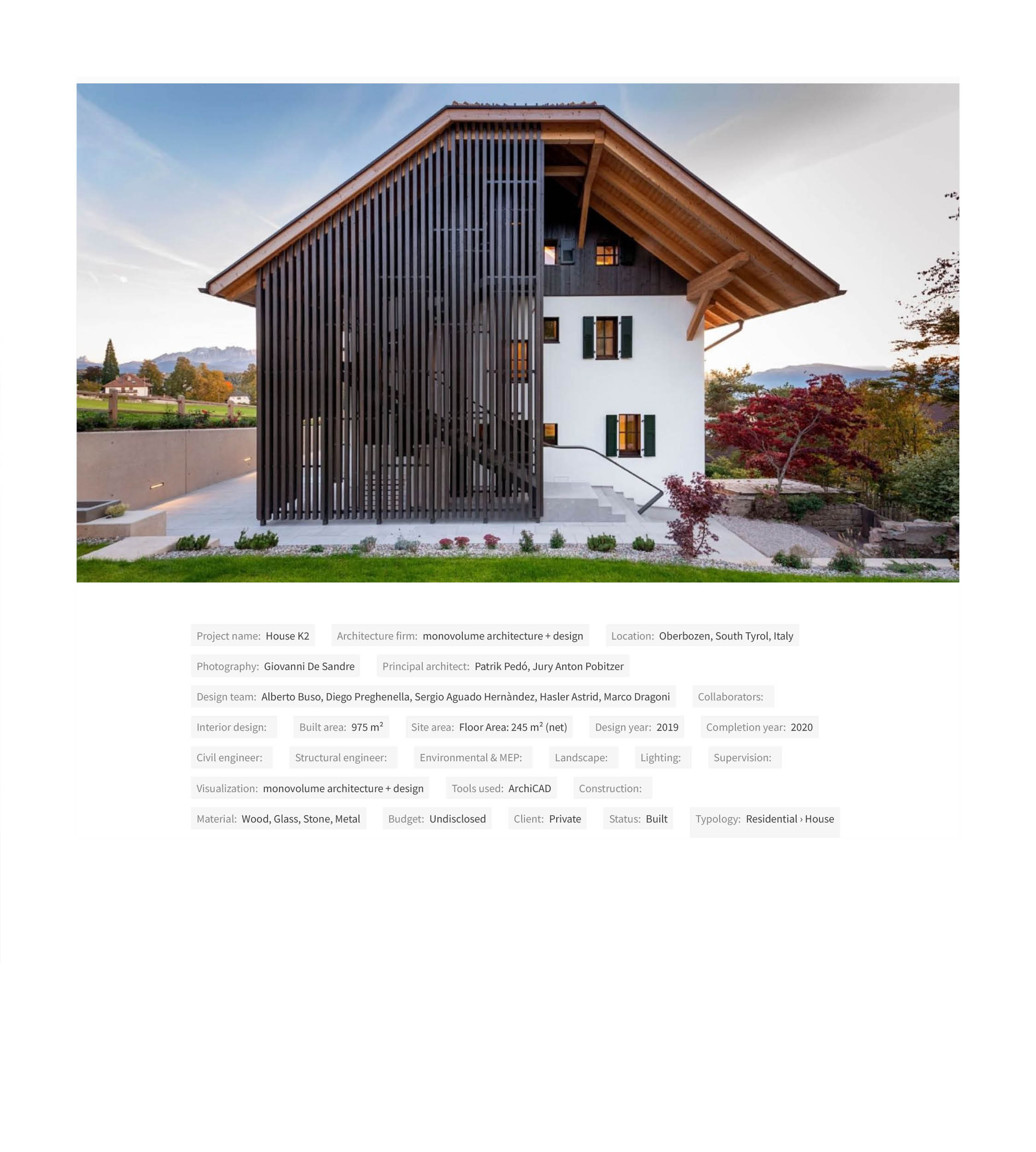 News, Press, pubblicazione, articolo online, editoriale, architettura online, articolo online, abbonamento digitale, riviste architettura contemporanea, pubblicazione di architettura; studio monovolume architecture + design; monovolume Bolzano; architettura Alto Adige; studio architettura bolzano; monovolume architetti