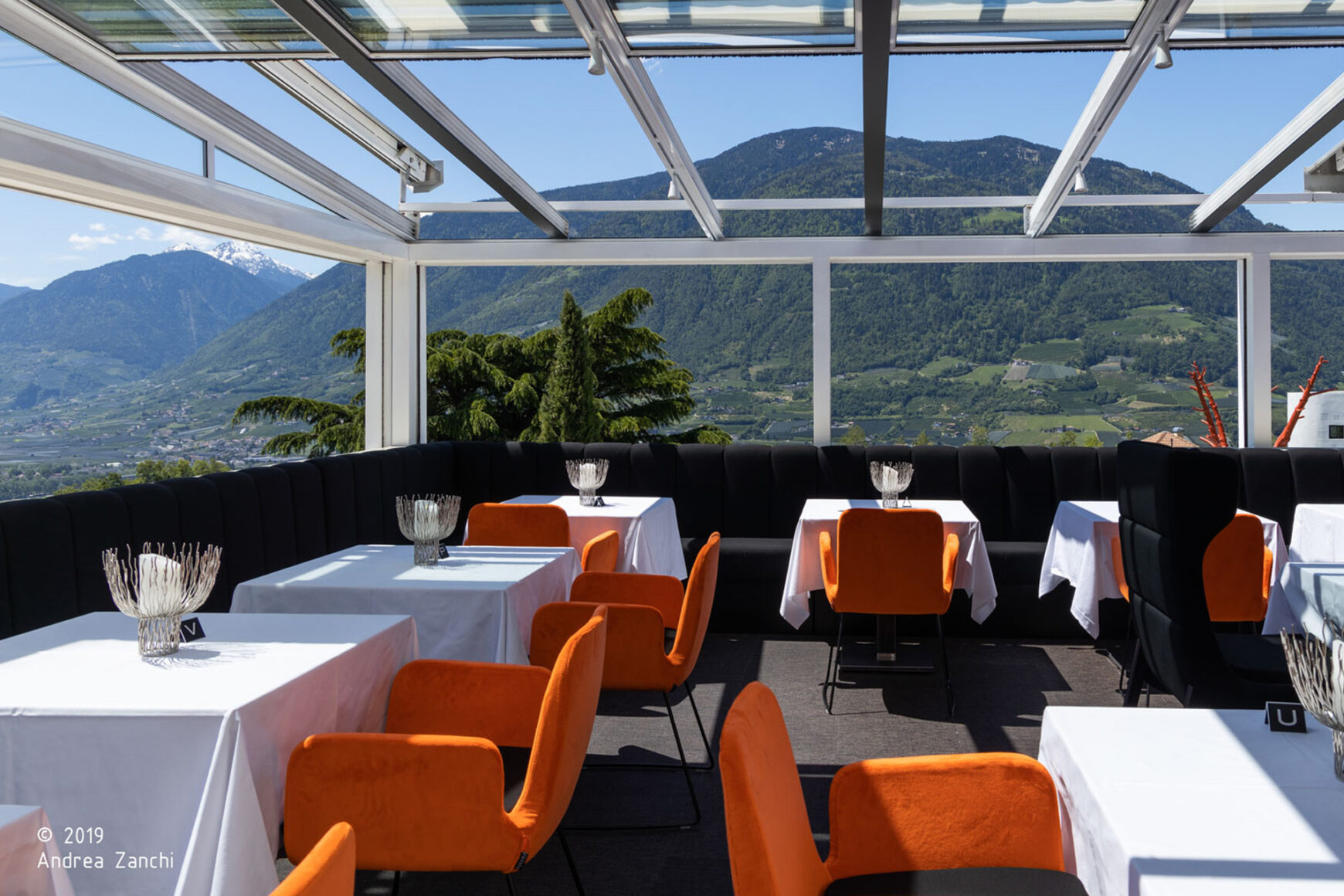 Hotel Gartner; Tirolo; Vacanze in Alto Adige; Wellness; Terrazza coperta, Spa in Alto Adige; Fintess in Alto Adige; ; vacanza a merano e dintorni; spa alto adige; Val venosta, spa; snowroom; relax; vacanze; piscina; Technoalpin, neve; monovolume architecture + design; architettura Alto Adige; architettura moderna; monovolume architetti