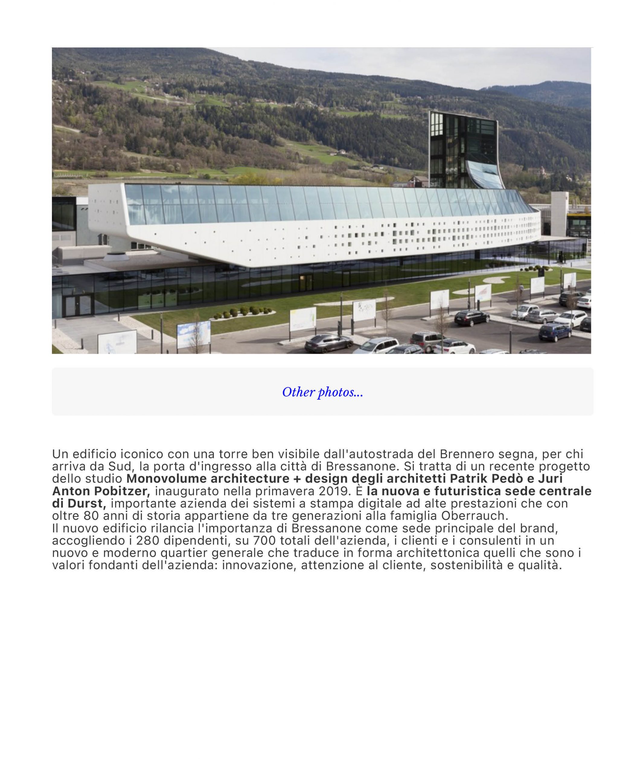 News, Press, pubblicazione, articolo online, editoriale, architettura online, articolo online, abbonamento digitale, riviste architettura contemporanea, pubblicazione di architettura; studio monovolume architecture + design; monovolume Bolzano; architettura Alto Adige; studio architettura bolzano; monovolume architetti