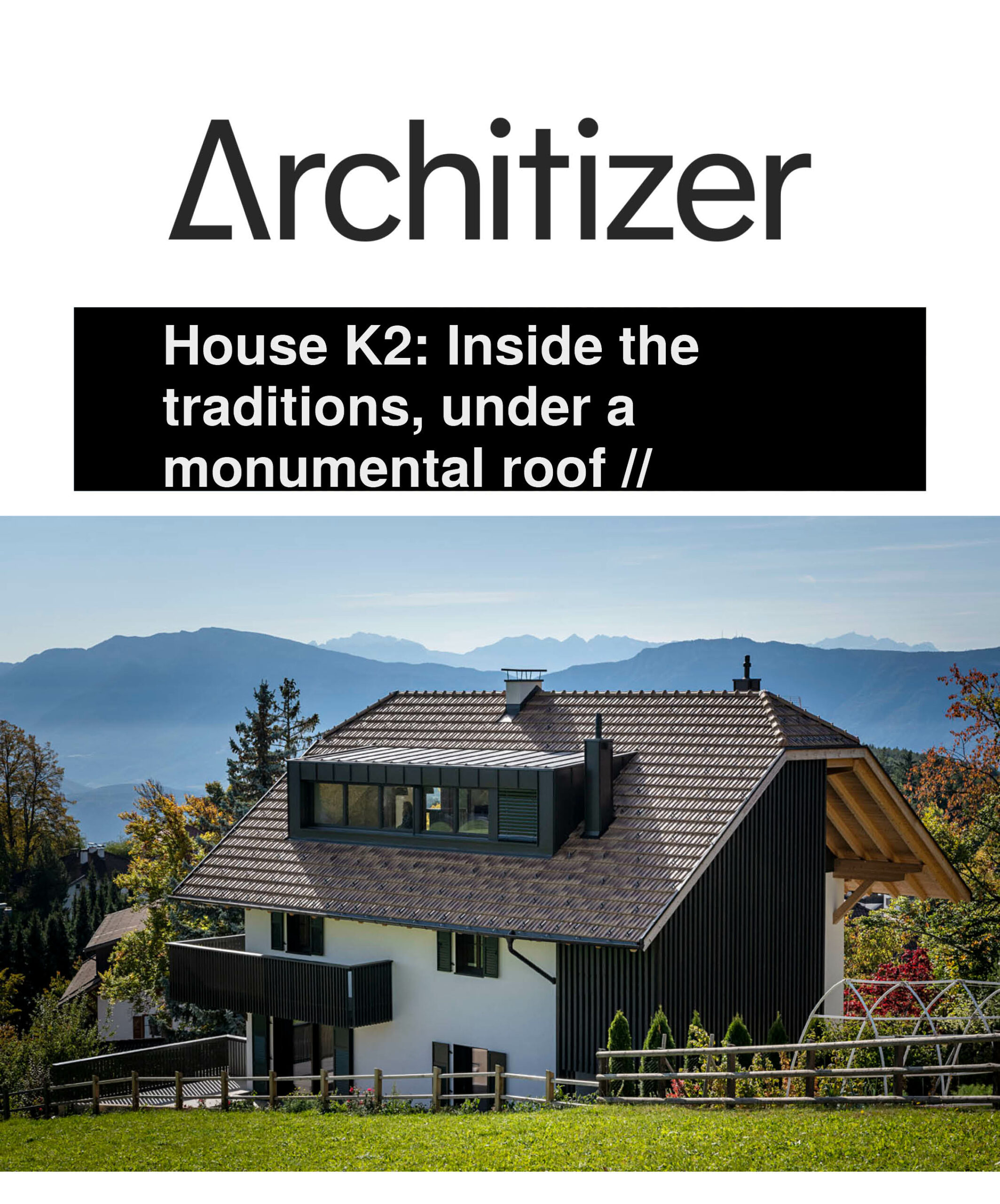 News, Presse, Artikel, Architektur Publikation; Presse; studio monovolume architecture + design; monovolume Bozen; Architektur Südtirol; studio architecture bozen; monovolume architects