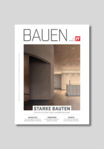 Presse, Architekturzeitschrift, Architekturmagazin, Zeitschriften Abonnements, Publikation, Cover, Architektur Publikation; studio monovolume architecture + design; monovolume Bozen; Architektur Südtirol; studio architecture bozen; monovolume architects