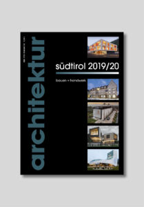 Presse, Architekturzeitschrift, Architekturmagazin, Zeitschriften Abonnements, Publikation, Cover, Architektur Publikation; studio monovolume architecture + design; monovolume Bozen; Architektur Südtirol; studio architecture bozen; monovolume architects