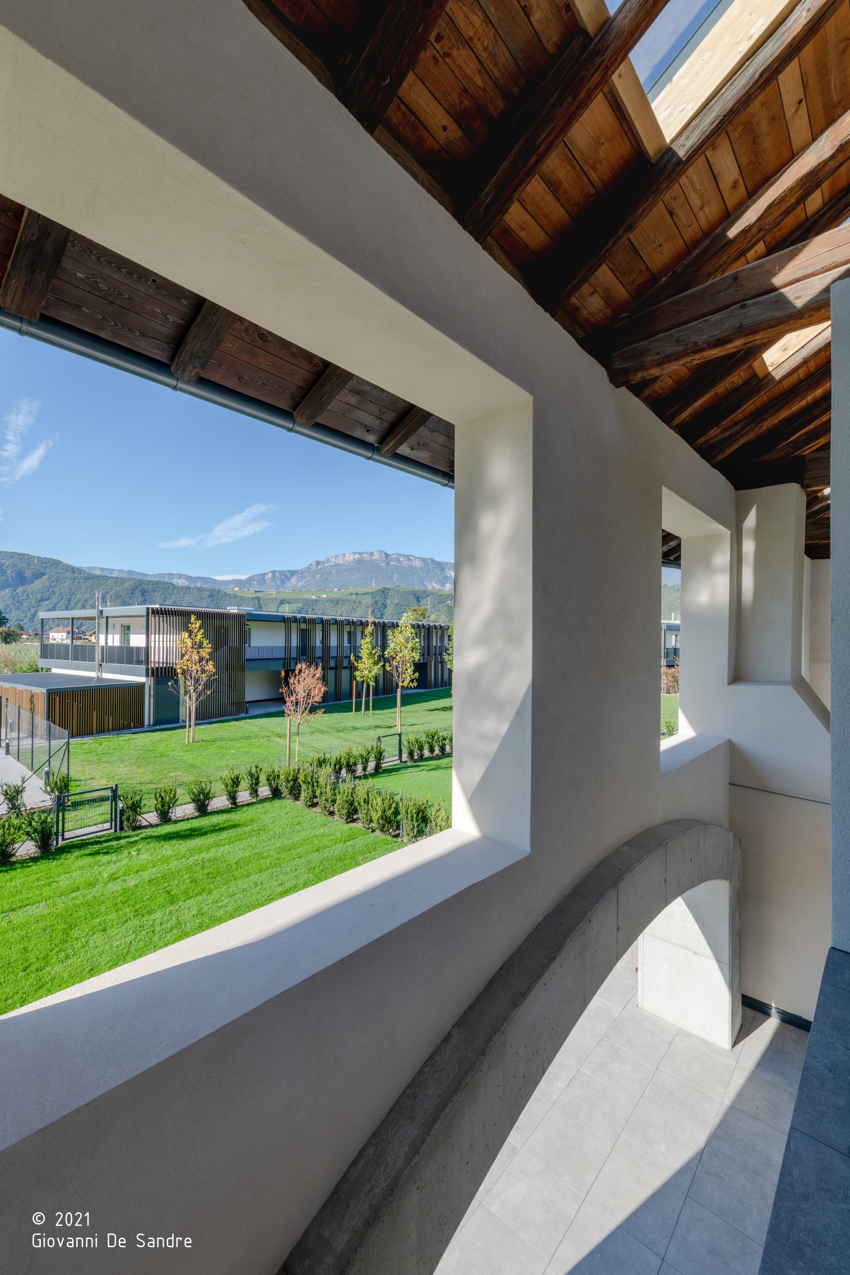 Riel-Il-Fienile; Bolzano; Alto Adige; progetto residenziale; Pohl Immobilien; Fienile; Nuove Costruzioni; Architettura & Paesaggio; Campus; Smart-Home; Parco; Natura; architettura contemporanea; monovolume architecture + design; architettura Alto Adige; monovolume architetti