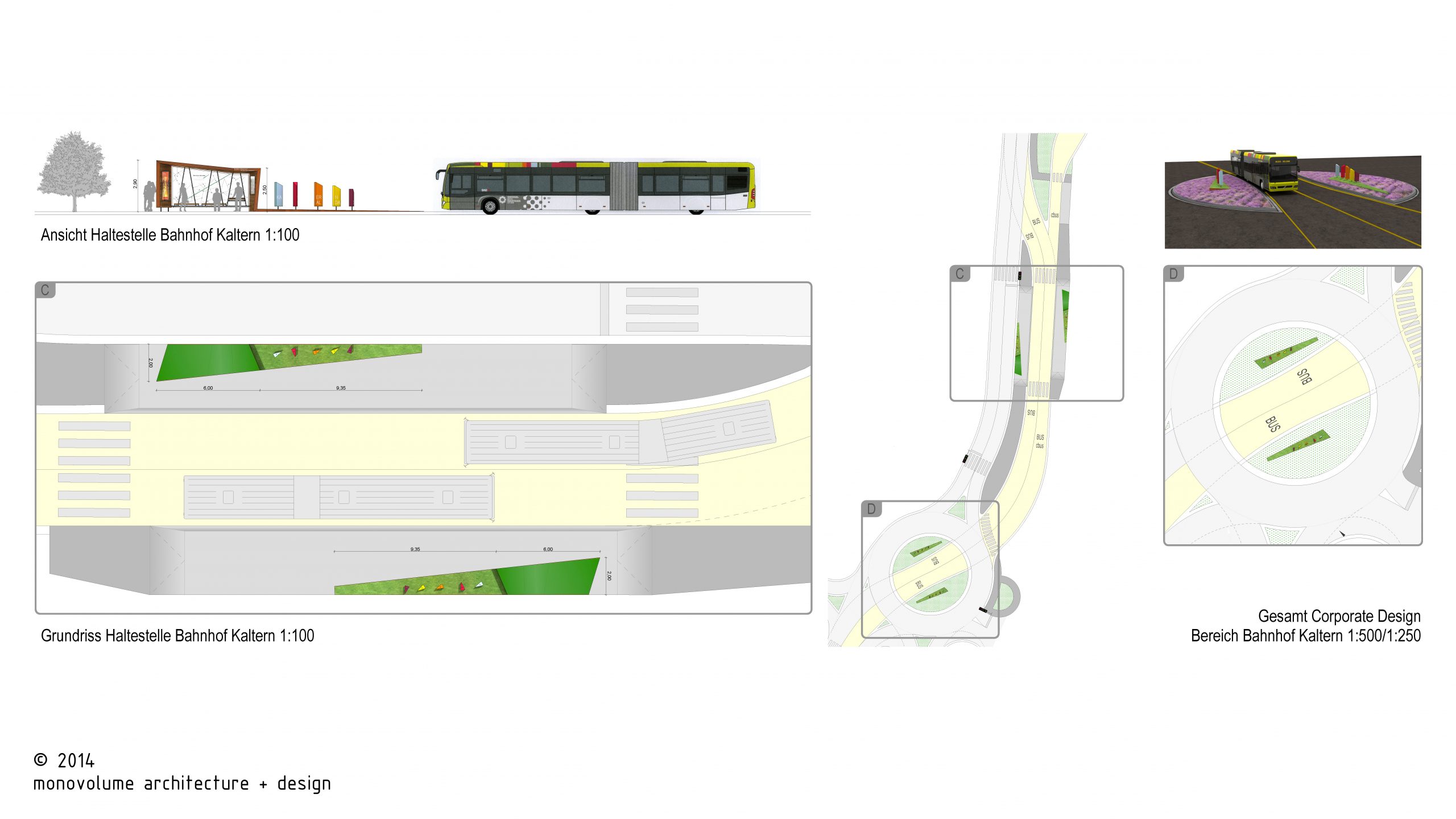 Metrobus; Oltradige; Appiano; Caldaro; Bolzano; Alto Adige; Italia; Stazione dei bus; Trasporti; monovolume architecture + design; architettura Alto Adige; architettura moderna; monovolume architetti