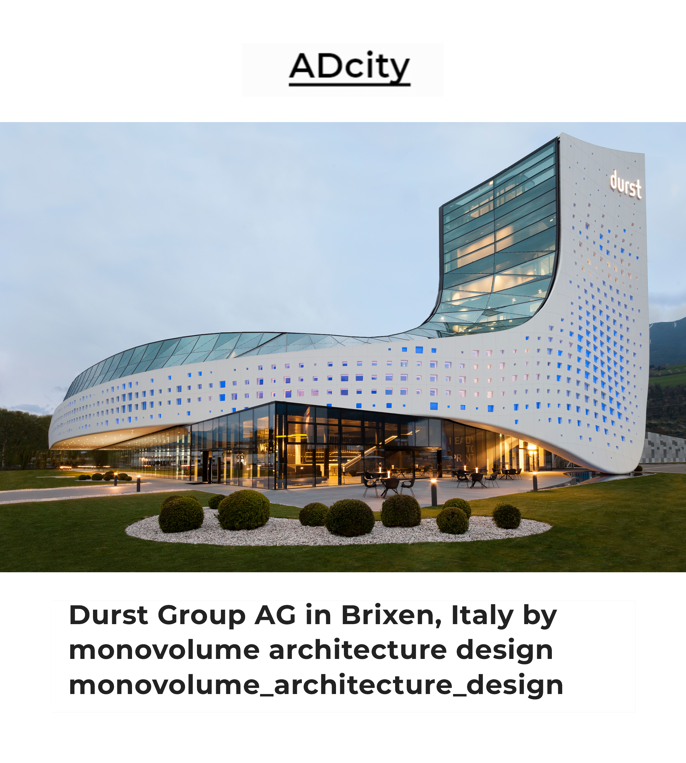 News, Presse, Artikel, Architektur Publikation; Presse; studio monovolume architecture + design; monovolume Bozen; Architektur Südtirol; studio architecture bozen; monovolume Architekten